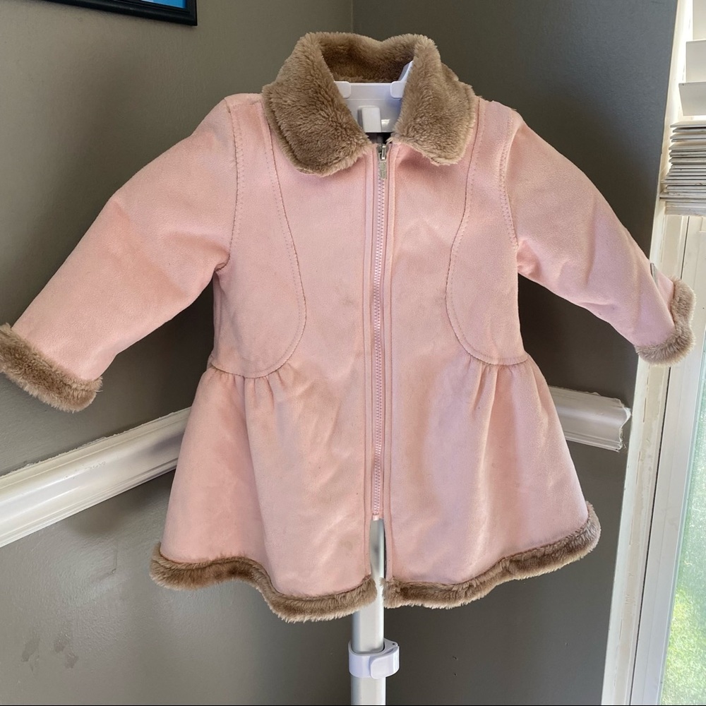 Calvin Klein Jeans faux fur coat